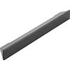 Mital Maniglia Mogan LA 160/192 mm - Larghezza 223 mm - Maniglia per mobili di design, zinco pressofuso antracite