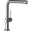 hansgrohe Talis M54 Miscelatore cucina monocomando 270, bocca d'erogazione estraibile, 1 getto, sBox, cromo, 72809000