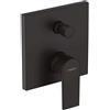 hansgrohe Vernis Shape Miscelatore monocomando vasca ad incasso, nero opaco, 71468670