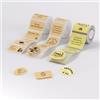 NIIMBOT 3 rotoli di etichette per etichettatrice B1/B1 Pro/B21/B21 Pro/B2/B2 Pro,50 x 50 mm Trasparente, 41 x 41 mm, marrone, 50 x 30 mm, laminate termiche autoadesive, impermeabili, antiolio