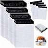ZPQAODI Buste Spedizione 120 Pezzi A3/A4/B4/C5, Sacchetti per Spedizioni Vinted, Corrieri, Postali, Plastica per Abbigliamento, Articoli Ingombranti (Bianco)