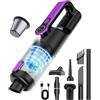 Hilifix Aspirapolvere Auto 26000 PA 4 in 1, Multifunzione Potente Senza Fili con Display a LED, Portatile Ricaricabile per Peli di Animali, Casa, Ufficio, Cucina
