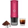 OutIn Nano Macchina da caffè espresso elettrica portatile, caffettiera da viaggio per il campeggio, caffettiera da auto auto-riscaldamento con USB-C, con caffè macinato e capsula NS