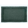 HOMESCAPES Tappetino da bagno extra large, 1600 g/m², super morbido, 100% cotone, reversibile, lavabile, super assorbente, ad asciugatura rapida, 70 x 120 cm, colore: verde foresta