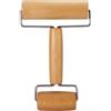 Segutage Doppio Mattarello in Legno, Matterello in Legno Antiaderente Piccolo Rullo Stendipasta Mini con Manici per Pasta da Forno Pizza Torta Pasticcini Panetteria Domestica