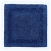 HOMESCAPES Piccolo Tappetino da bagno di lusso, 1600 g/m², extra morbido, 100% cotone, reversibile, antiscivolo, lavabile, super assorbente, ad asciugatura rapida, colore: blu navy, 50 x 50 cm