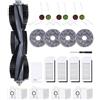 TIDEVAN 21pcs Accessori per ECOVACS DEEBOT X1 Omni/X1 e Omni/X1 Turbo Aspirapolvere | 21 Pezzi Kit, 1 Spazzola Principale 1 Spazzola Pulizia 1 Cacciavite 6 Spazzole Laterali 4 Panni, Sacchetti Polvere, Filtri