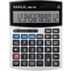 Maul Calcolatrice commerciale MBU 700 | Calcolatrice grande con funzioni commerciali | Display a 12 cifre | Con funzione margine di profitto | Solare/batteria | Nero