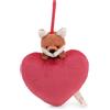 NICI Cuore in Peluche Love Volpe Miro 12 cm con Loop - Morbido e Tenero, Idea Regalo | 63370