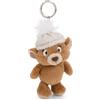 NICI Portachiavi Orsetto Cappuccino 10 cm - in Peluche Morbida, Idea Regalo | 63201