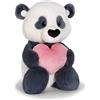 NICI Panda di peluche con cuore, morbido e tenero pupazzo per coccole e giochi, per adulti e bambini, 35 cm, nero - 62610