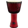 World Rhythm 12 Pollici, Djembe Drum In Red - 60 cm African Synthetic Djembe Drum, Rosso