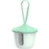 MOMMED Sterilizzatore Ciuccio Portatile UV-C, Custodia Sterilizzatore per Ciuccio con 6 LED, Pulizia Rapida in 1 Minuti, Porta Ciuccio Ricaricabile USB-C con Display, Ideale per Casa e Viaggio, Verde