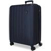 MOVOM Wood Valigia media Azzurro 44,50x65x27,5 cms Rigida ABS Chiusura TSA 68L 3,8Kgs 4 doppie ruote Espandibile