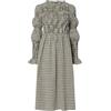 YAS Y.A.S Yaschemma LS Smock Midi Dress Noos, Eggnog, XS