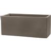 Vaso 80x30x30cm in Resina Tulli Schio Cassa Essential 80 Cappuccino