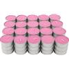 H HANSEL HOME Lumini Profumate, 60 Unità Tealight Candele Lumini Colore Fucsia Aromatiche - Profumo di Esplosione Frontale