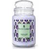 Price's Candles Gentle Dew - Candela Profumata in Giara Grande 560 g, Durata fino a 130 Ore, Fiore di Camomilla e Rugiada del Mattino, Fragranza Fresca & Rilassante, Vetro con Coperchio
