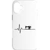 Heartbeat Sewing Machine Custodia per iPhone 16 Plus Macchina da cucire Heartbeat