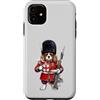 Dogs & Coffee Designs Custodia per iPhone 11 King-Charles Spaniel - Cane London King Guard, bandiera dell'Inghilterra
