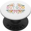 Divine Bloom Designs Via di Dio Fede ispiratrice Arte floreale PopSockets PopGrip Adesivo