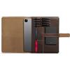 Londo Custodia in Vera Pelle per Tablet - Case per iPad Pro 12.9 con Due Scomparti per Carte e Portapenne/Apple Pencil in Pelle