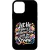 Bible Reflection Grace Reminder Custodia per iPhone 12 mini Let He Who Is Without Sin Cast The First Stone -