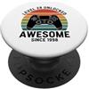 Level 28 Unlocked - Gamer Since Livello 28 Sbloccato - Gamer Since PopSockets PopGrip Adesivo