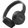 JBL Tune 660 NC Cuffie on-ear wireless con Bluetooth e cancellazione del rumore, tecnologia Pure Bass Sound, fino a 44 ore di riproduzione musicale continua, colore nero
