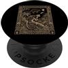 Celestial Tarot Aesthetic Australian Des Astronomia celeste dei tarocchi del canguro dell'albero PopSockets PopGrip Adesivo