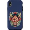 Hannya Oni By Tokyo-Waves Custodia per iPhone X/XS Maschera giapponese del diavolo Hannya giapponese Oni Maschera Yokai Oni