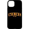 US States United States USA country Worl Custodia per iPhone 15 Plus Stato del Maine America USA Paese
