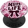 For Mum Inspirations Chinoiserie Nastro Floreale Fiocco Rosa Supercute Mum Life PopSockets PopGrip Adesivo