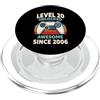 Level 20 Unlocked Awesome Since 2006 Livello 20 sbloccato fantastico dal 2006 PopSockets PopGrip per MagSafe