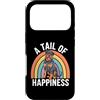 Rottweiler Puppy Lover PS Custodia per iPhone 17 Pro A Tail of Happiness Rottweiler Retro Rainbow