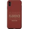 Oregon born and Oregon apparel Custodia per iPhone XS Max Vintage Firenze Oregon