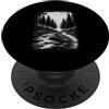 Nature Lover Outdoor Forest Wildlife Tre Foresta Fiume Sentiero Natura All'aperto Fauna Selvatica PopSockets PopGrip Adesivo