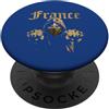 Maglietta Francia Uomo Francia Francese Regalo Francia Torre Eiffel Francese Francia Francese PopSockets PopGrip Adesivo