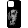 Cigarette Funny Dachshund Dog Smoking Me Custodia per iPhone 14 Dachshund Smoking Cigarette Vintage Bassotto Cane Meme divertente
