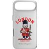 Dogs & Coffee Designs Custodia per iPhone Air Dolce Divertente Bobtail Cane Londra KING'S GUARD Bandiera Inghilterra