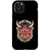 Hannya Oni Mask Aesthetic By TW Custodia per iPhone 11 Pro Maschera giapponese del diavolo Hannya giapponese Oni Maschera Yokai Oni