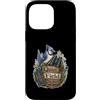 Jimbeels Custodia per iPhone 14 Pro Max Motivo ghiandaia azzurra dolce con libri