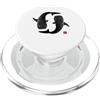 Ocean Art Giappone Astetica Walhaie con tradizionale kanji siegel giapponese PopSockets PopGrip per MagSafe