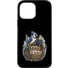 Jimbeels Custodia per iPhone 13 Pro Max Motivo ghiandaia azzurra dolce con libri