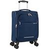 JASLEN - Valigia 55x40x20 Trolley Bagaglio a Mano. Valigie per i Tuoi Viaggi in Cabina. Trolley Bagaglio a Mano. Materiale EVA Polyester Resistente e Super Leggero, Marino