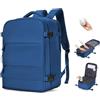 BJLFS Zaino Ryanair 40x30x20 Sottovuoto con pompa Zaino da Viaggio aereo Cabina 40x30x20 Impermeabile Bagaglio a Mano Wizzair Sottovuoto Borse da Cabina per Easyjet 45x36x20 Zaino Airback Donna