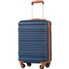 COOLIFE Ryanair Valigia Bagaglio a mano,Valigie,Trolley,Valigia da cabina 55×35×20,Chiusura a combinazione laterale con TSA
