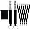 JRSHIRLEYLTD 2 pezzi fischietti per cani, fischietto ultrasuoni per cani, fischietto ultrasuoni per cani, con 4 fili di nylon, 1 sacchetto di velluto, per cani da pastore, sport, cane da salvataggio