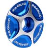 MiOYOOW Tappi per Manubrio Bicicletta, Tappo Superiore per Cuffia da Bicicletta in Lega di Alluminio Copertura dello Stelo per 28.6 mm Forcella Anteriore MTB