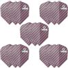 Harrows Alette per Freccette in Carbonio, 5 Set di Alette per Freccette (15 Alette totali), 100 Micron, Extra Resistenti, realizzate nel Regno Unito, Accessori Professionali per Freccette